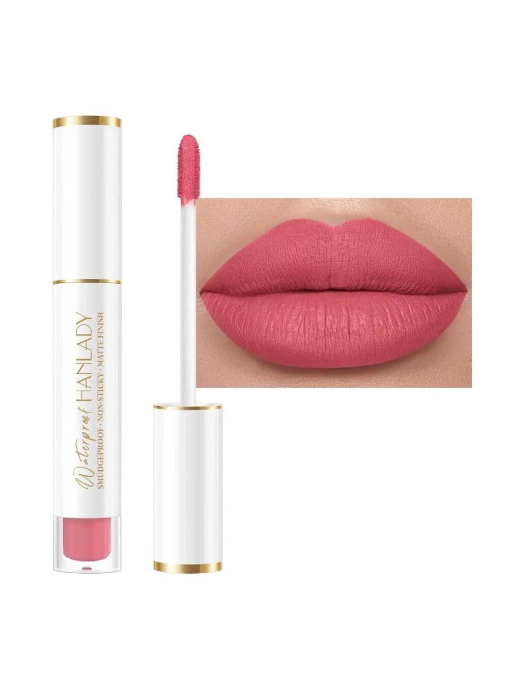 Women A64 Epic Long-Lasting Non-Sticky Waterproof Matte Liquid Lipstick